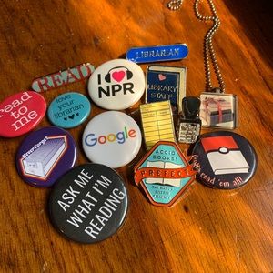 Librarian Pins